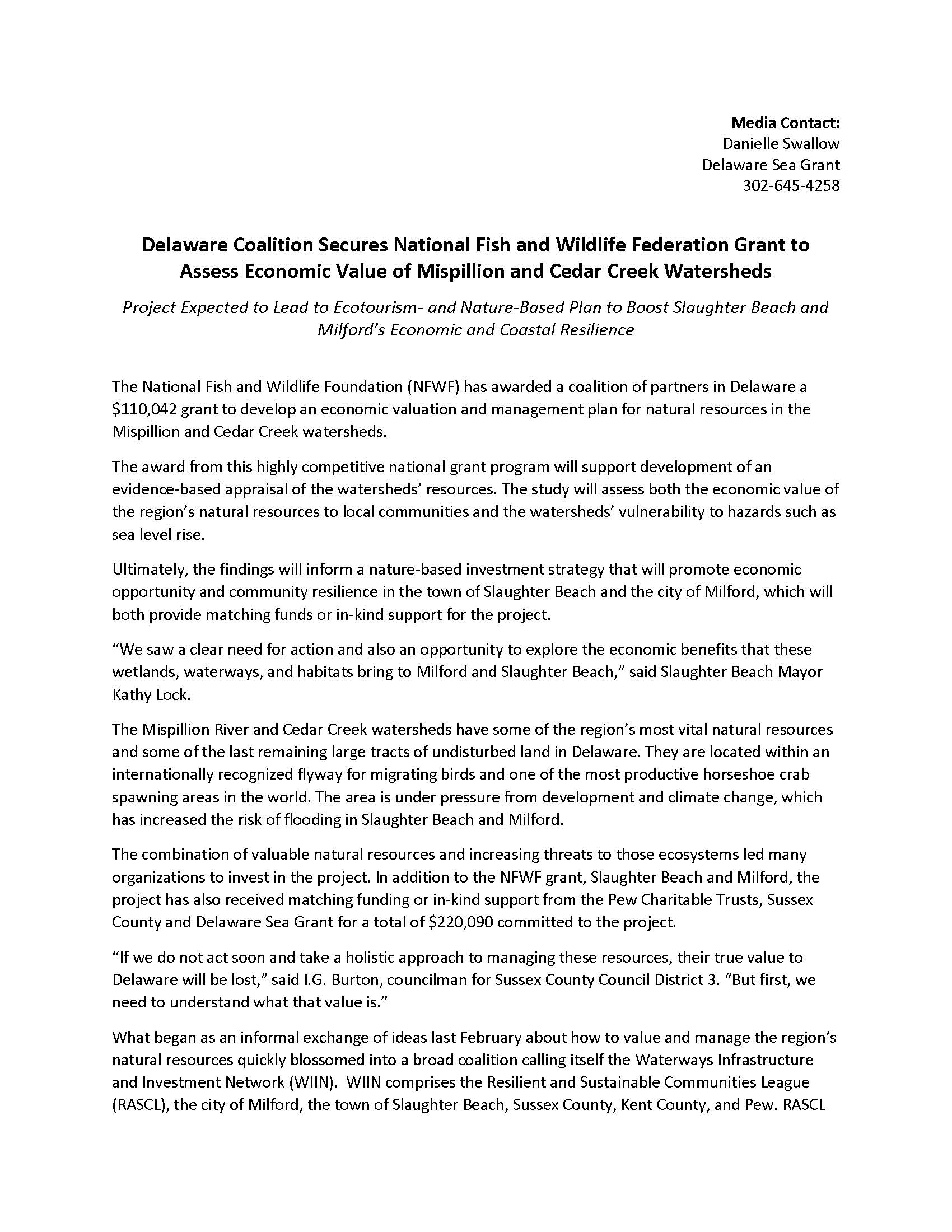 Final Press Release RASCL NFWF grant_Page_1