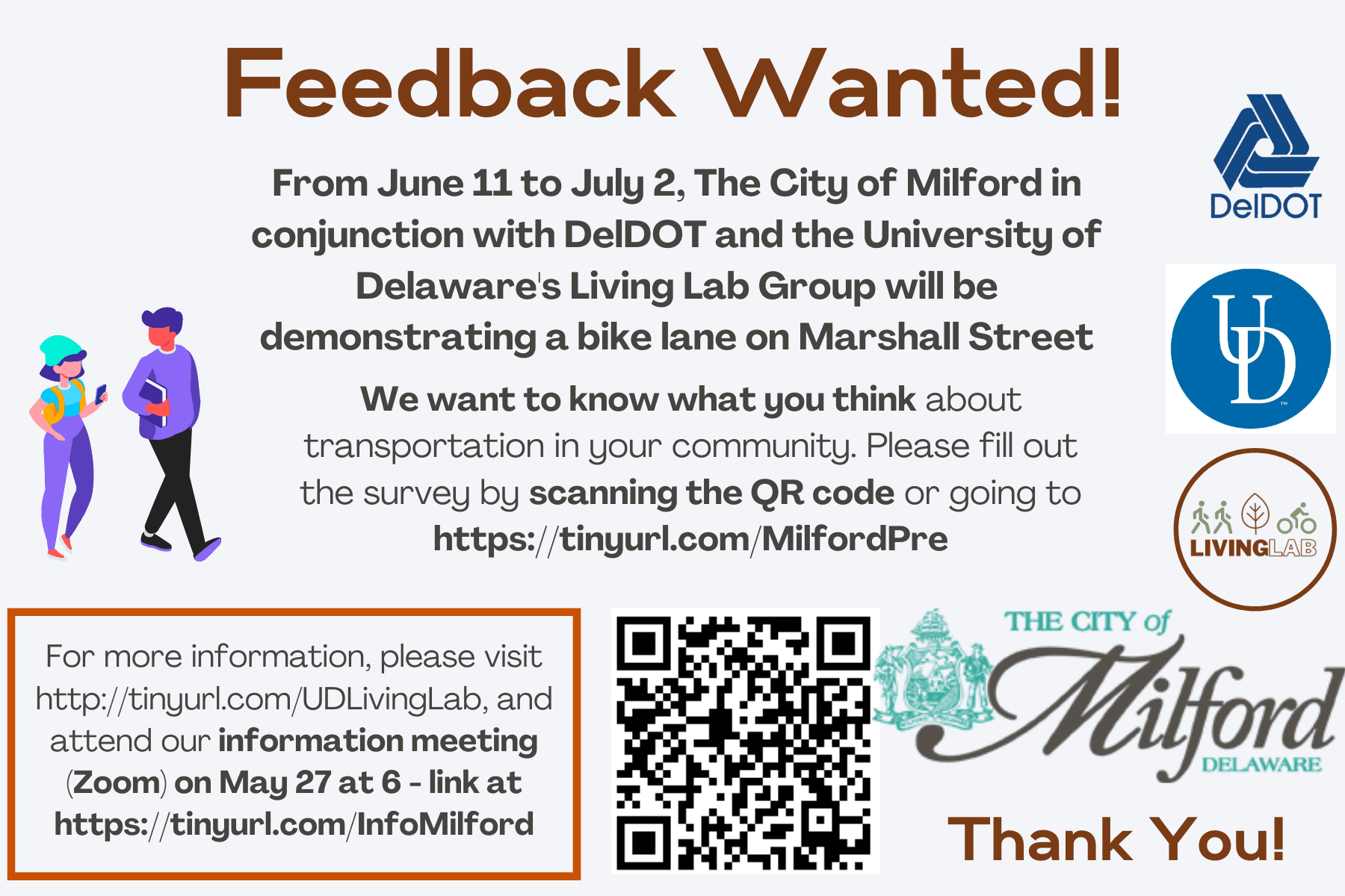 Marshall St. Bike Lane Demo