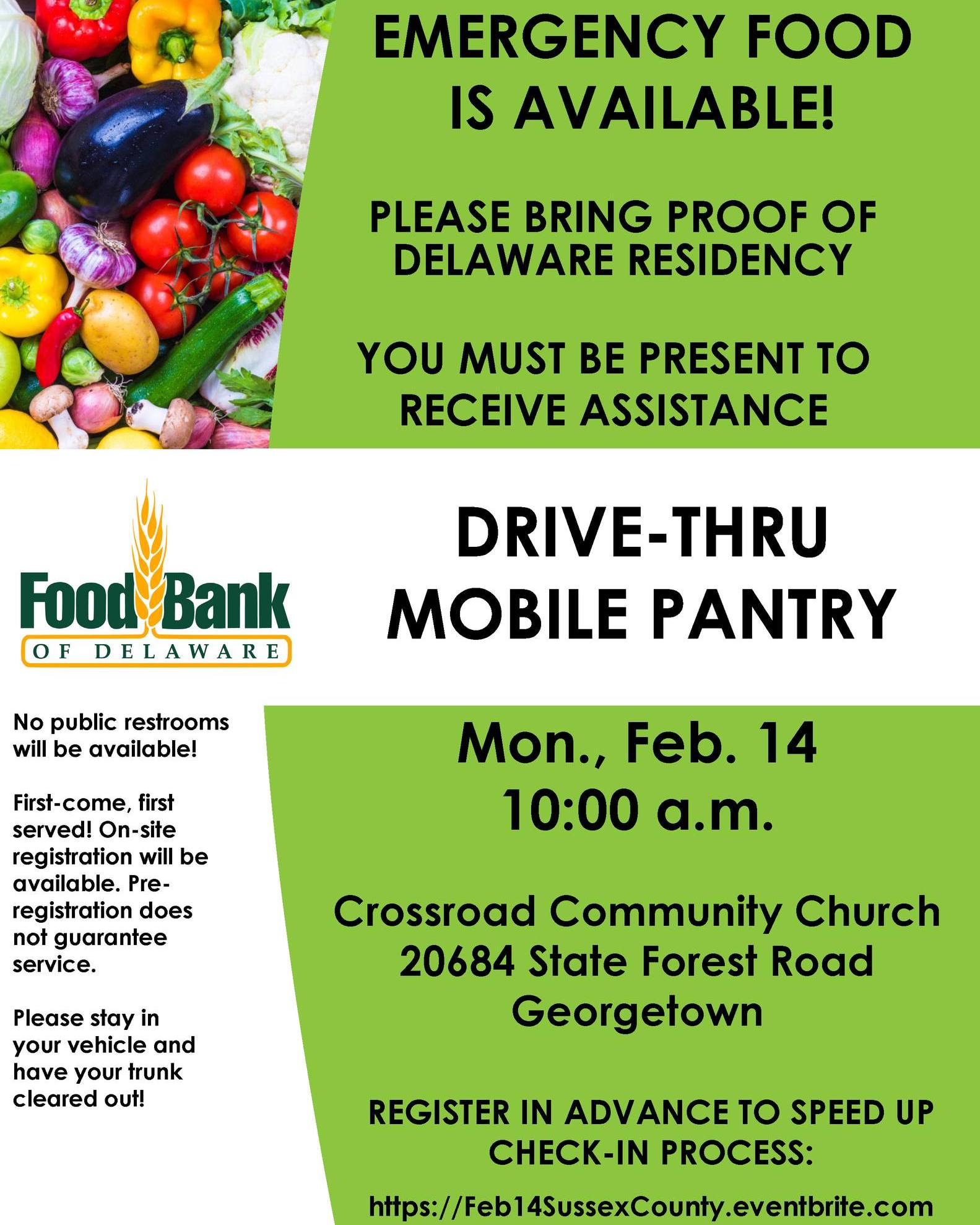 sussex food pantry